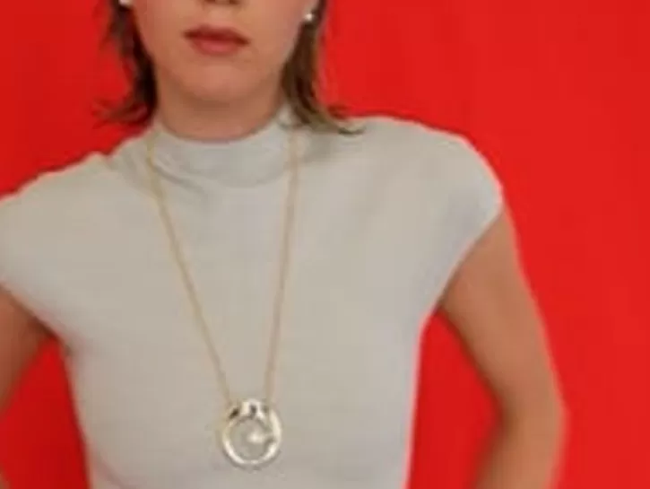 Best Majorica Petra Gold Steel Necklace With Xl Pendant