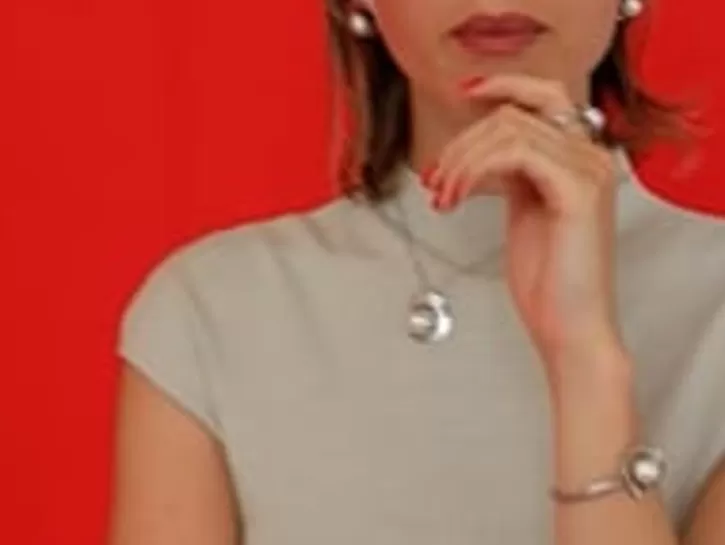 Flash Sale Majorica Petra Necklace In Steel With A Round White Pearl