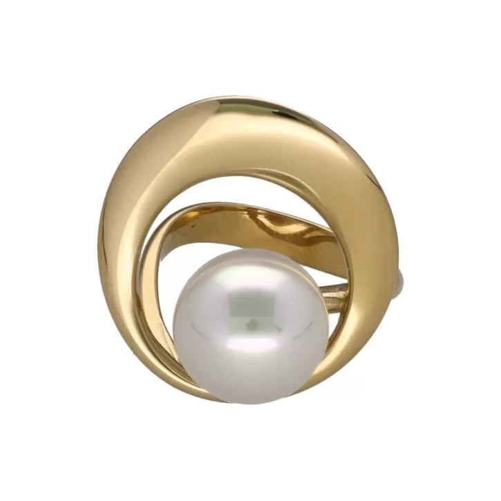 petra_ring_with_pearl_in_gold_steel_5.webp Discount Majorica Petra Ring With Pearl In Gold Steel
