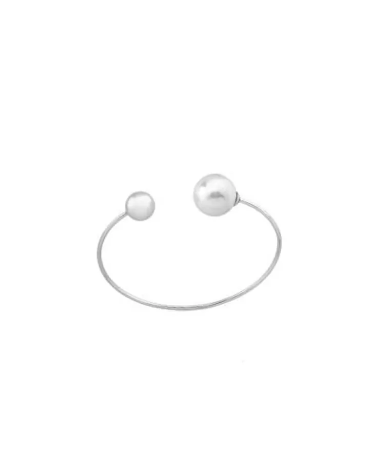 Clearance Majorica Rigid Bracelet Aura With White Pearl