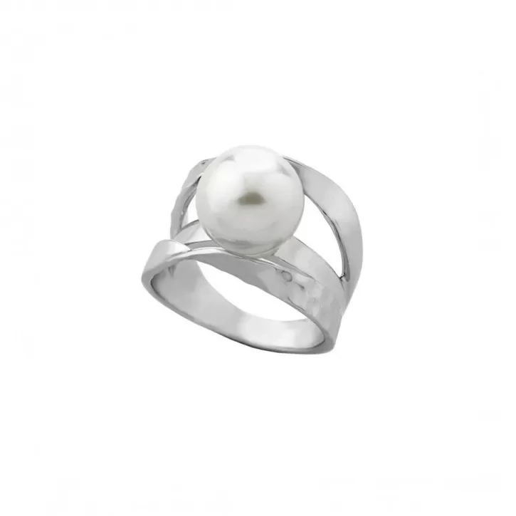 Best Majorica Ring Planet With 12Mm White Pearl