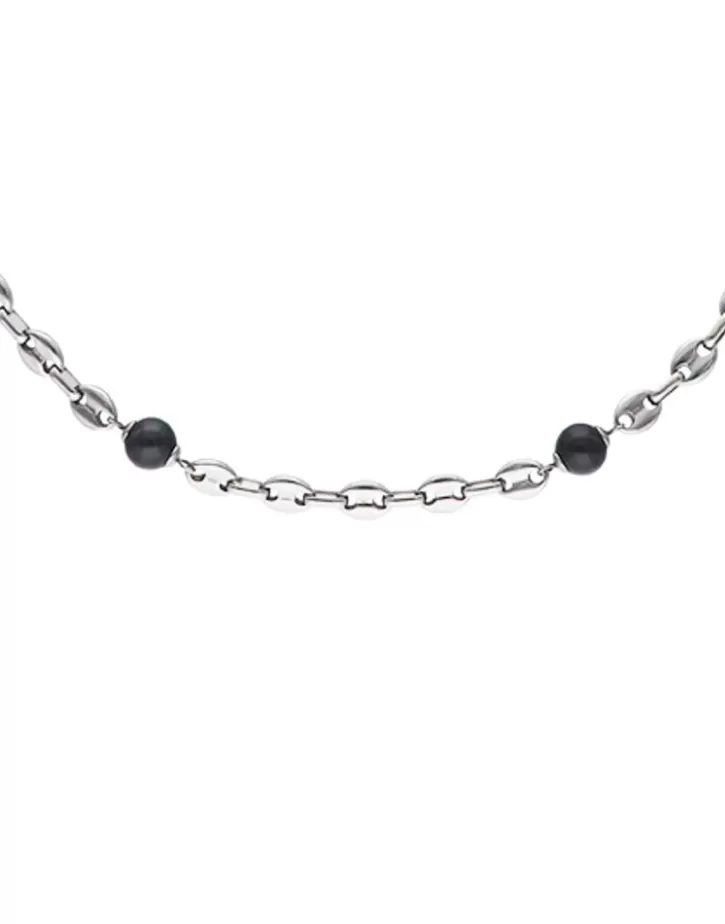 sailor_chain_necklace_in_steel_and_black_pearls_5.webp New Majorica Sailor Chain Necklace In Steel And Black Pearls