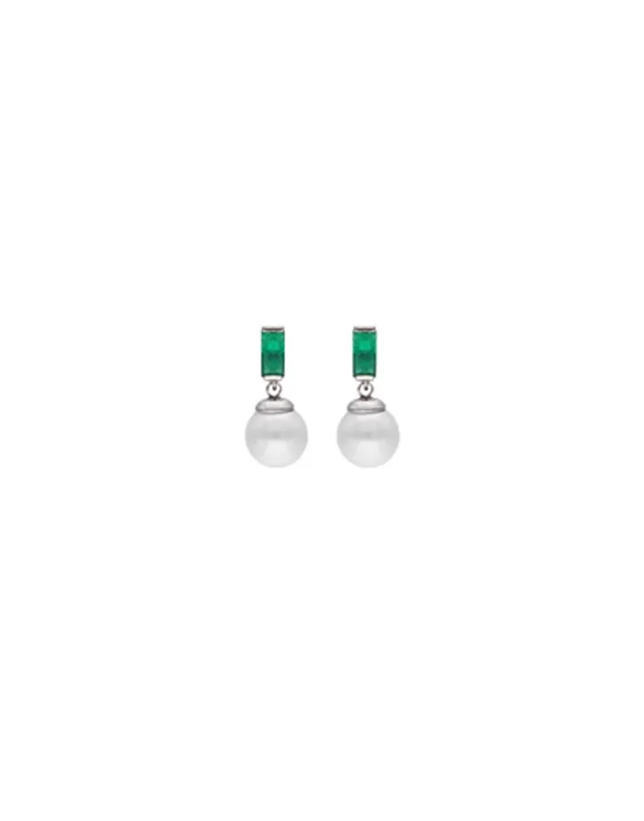 selene_youme_silver_earrings_with_pearl_and_emerald_green_zirconia_4.webp Cheap Majorica Selene You&Me Silver Earrings With Pearl And Emerald Green Zirconia