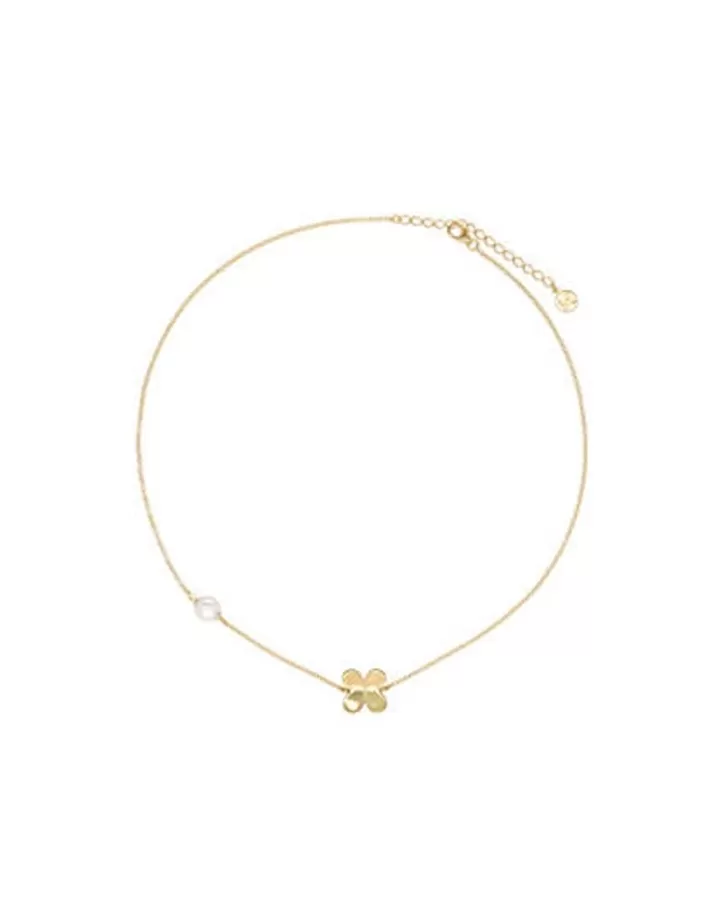 Discount Majorica Short Ayanti Necklace With A Round Mother-Of-Pearl