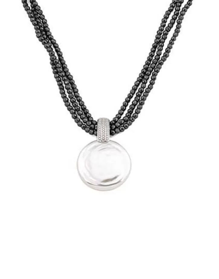 Sale Majorica Short Necklace Night & Day