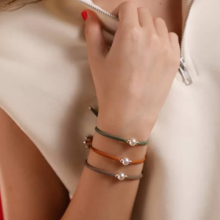 sifnos_adjustable_unisex_elastic_bracelet_taupe_2.webp Hot Majorica Sifnos Adjustable Unisex Elastic Bracelet Taupe