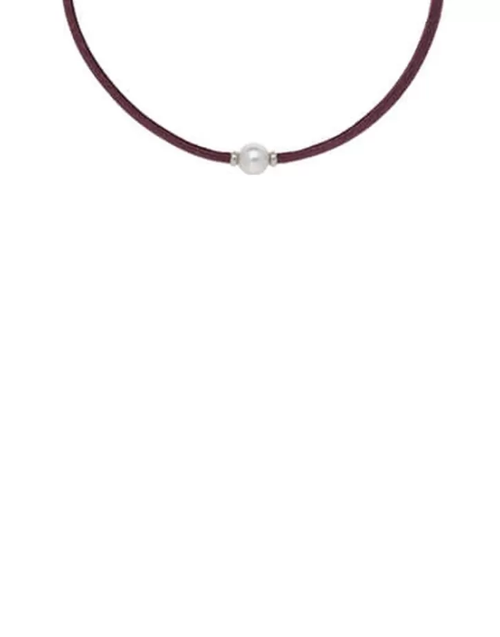 Discount Majorica Sifnos Adjustable Unisex Elastic Necklace Magenta