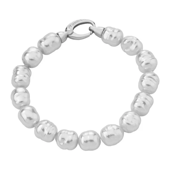 Cheap Majorica Silver Bracelet Agora With 8Mm Baroque Pearls