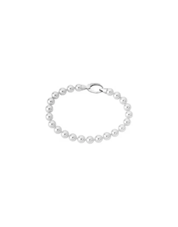 Store Majorica Silver Bracelet Lyra 7Mm