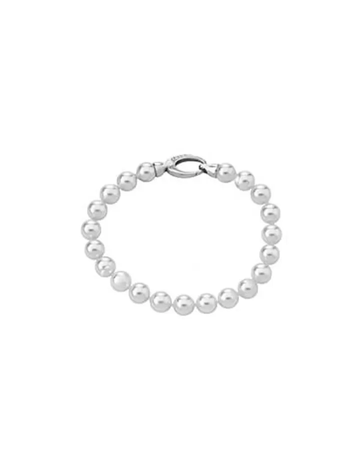 Outlet Majorica Silver Bracelet Lyra 8Mm