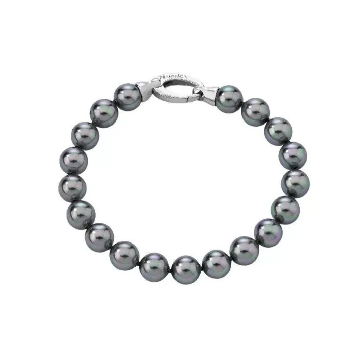 silver_bracelet_with_10mm_gray_pearls_lyra_4.webp Hot Majorica Silver Bracelet With 10Mm Gray Pearls Lyra