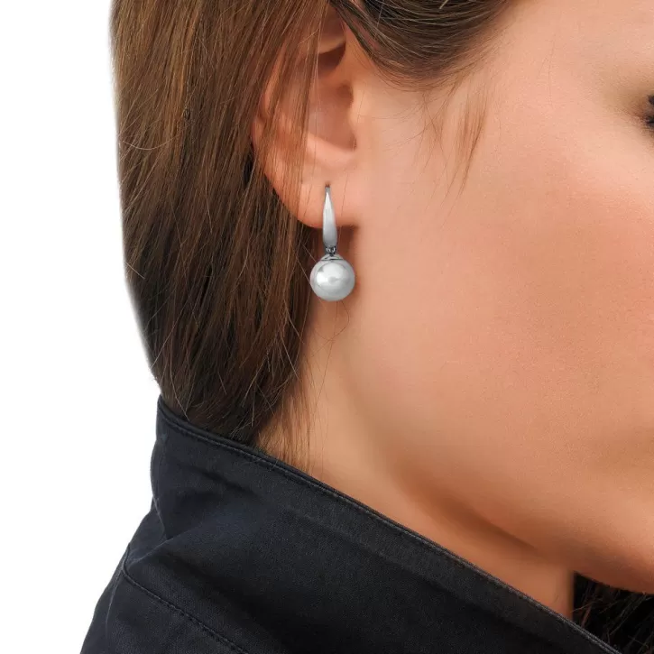 Best Majorica Silver Earrings Nuada With 10Mm White Pearl