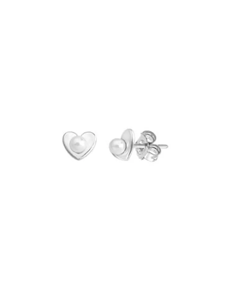Cheap Majorica Silver Girl Earrings Pure Love