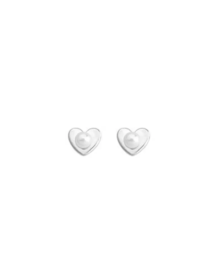 Cheap Majorica Silver Girl Earrings Pure Love