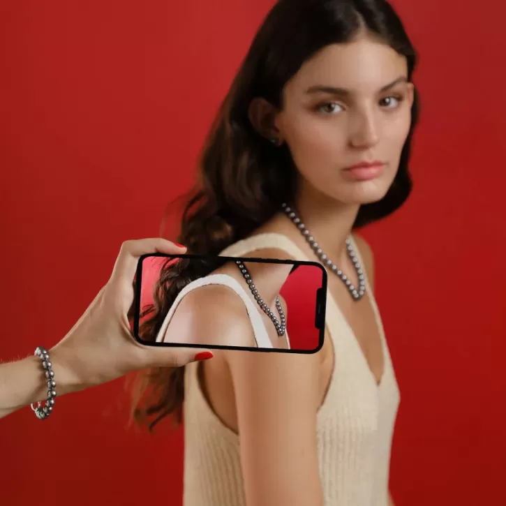 silver_gray_pearl_necklace_lyra_8mm_45cm_3.webp Clearance Majorica Silver Gray Pearl Necklace Lyra 8Mm 45Cm