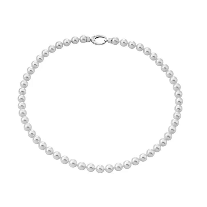 Hot Majorica Silver Necklace Lyra 10Mm 50Cm
