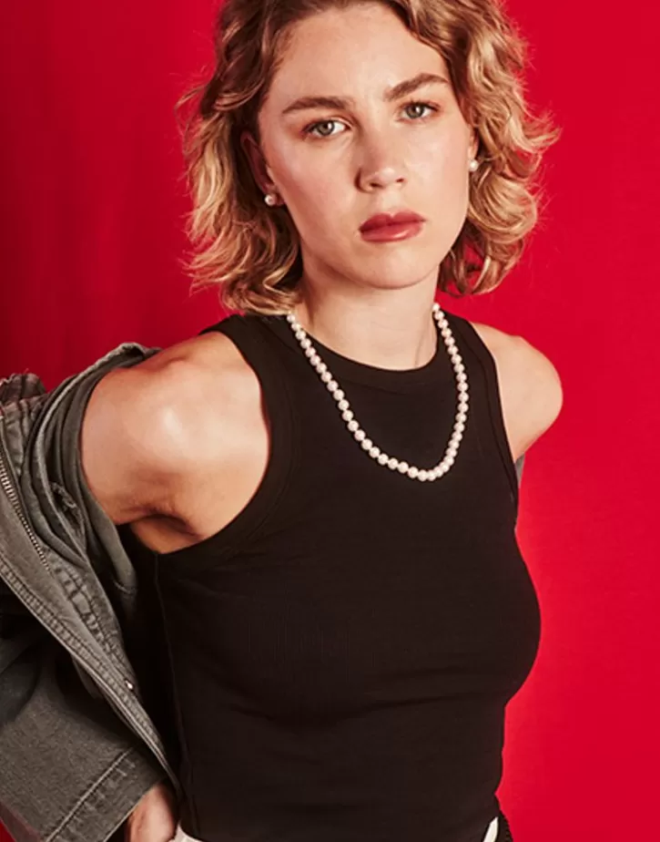 Hot Majorica Silver Necklace Lyra 10Mm 50Cm