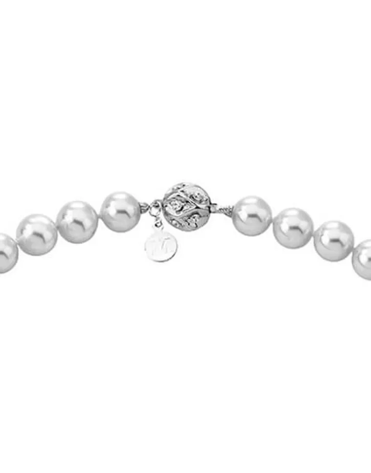 Flash Sale Majorica Silver Necklace Lyra 12Mm 50Cm