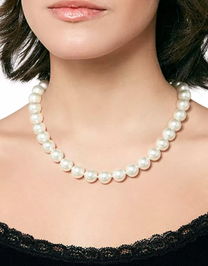 Flash Sale Majorica Silver Necklace Lyra 12Mm 50Cm