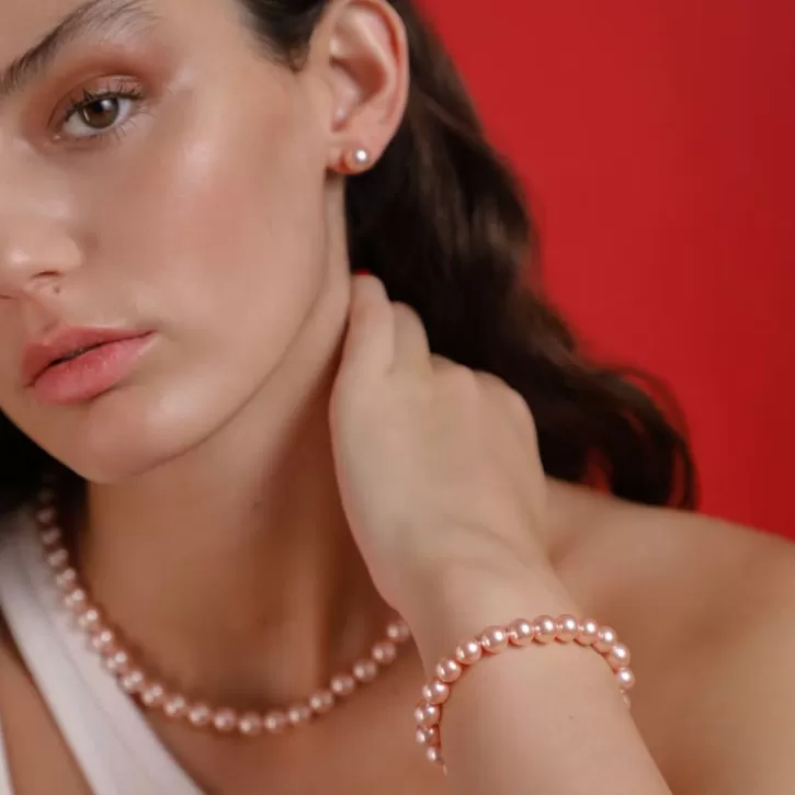 silver_necklace_lyra_6mm_pink_pearl_40cm_2.webp Cheap Majorica Silver Necklace Lyra 6Mm Pink Pearl 40Cm