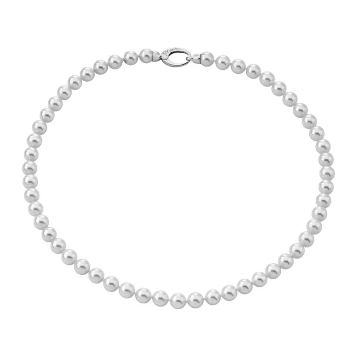 Shop Majorica Silver Necklace Lyra 8Mm 45Cm