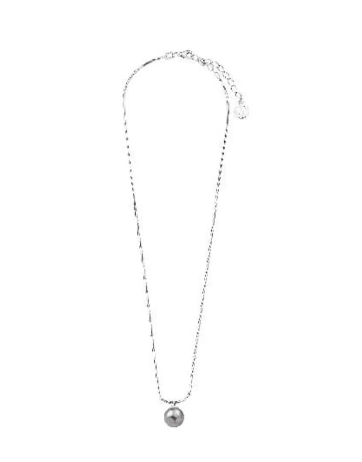 New Majorica Silver Pendant Nuada 10Mm Gray Pearl