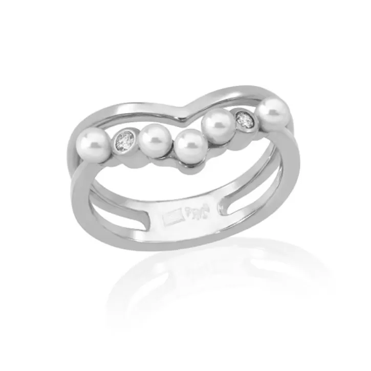 Store Majorica Silver Ring Arabesque