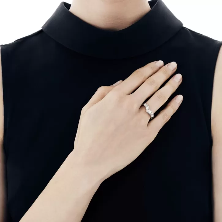 Store Majorica Silver Ring Arabesque