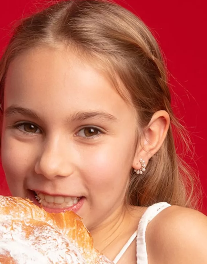 Cheap Majorica Small Hoop Earrings Ada With Pearls