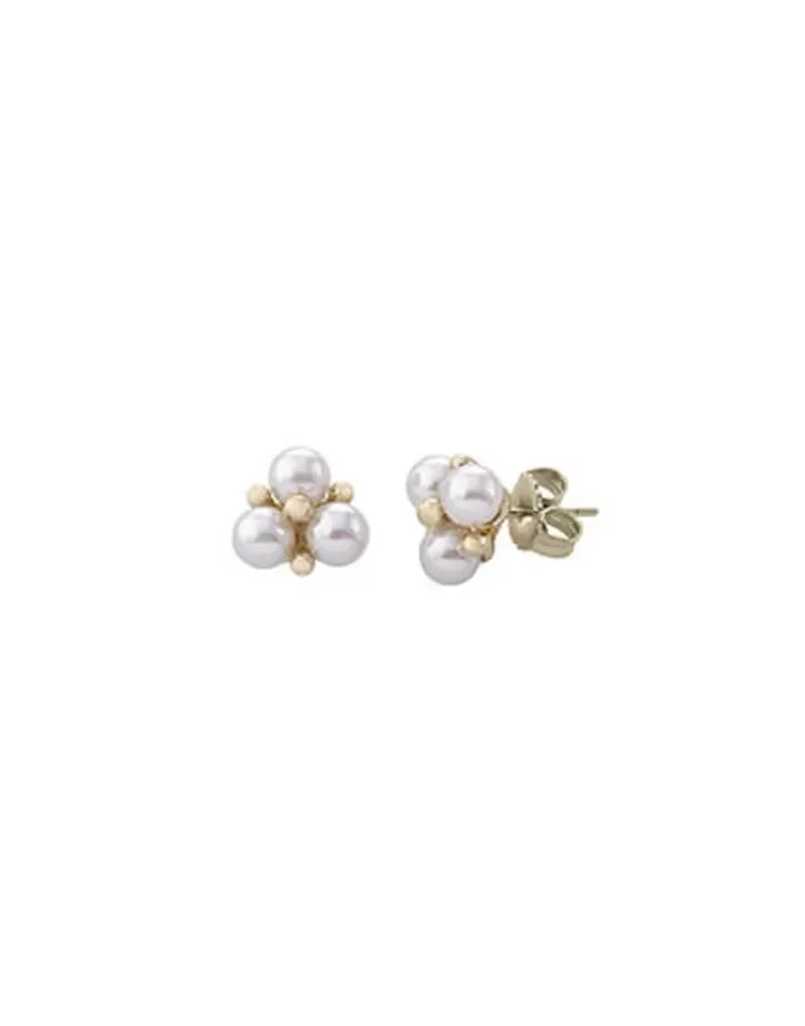Cheap Majorica Vega Earrings With Round White Pearl