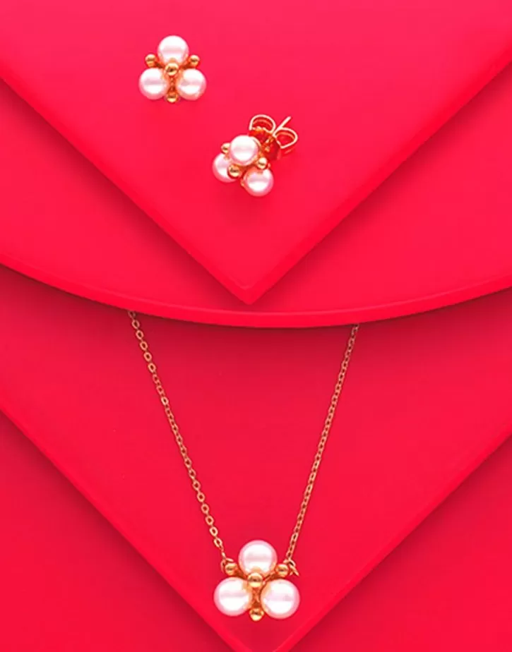 Store Majorica Vega Necklace With Round Pearl Pendant