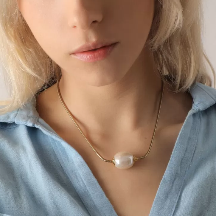 zindis_40cm_gold_chain_necklace_2.webp Cheap Majorica Zindis 40Cm Gold Chain Necklace